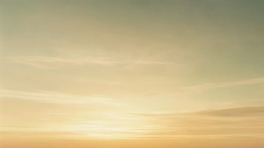 Sunlight diffused across a soft-edged sky
